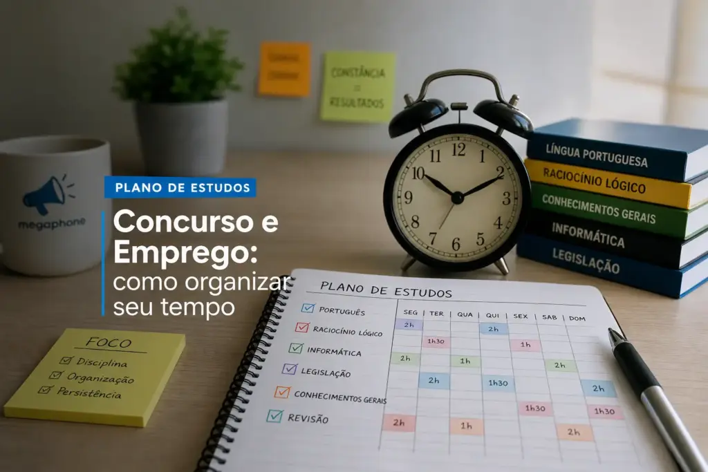 Estratégias para Conciliar Estudos de Concursos e Busca de Emprego
