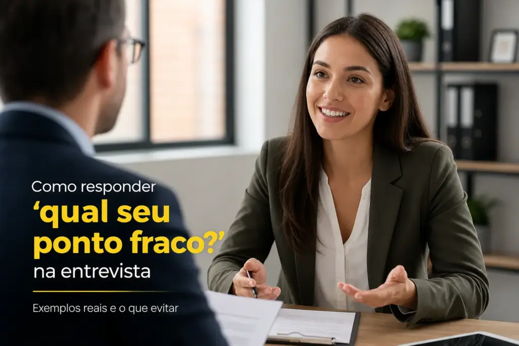 Como abordar a questão do ponto fraco em entrevistas de emprego: estratégias eficazes